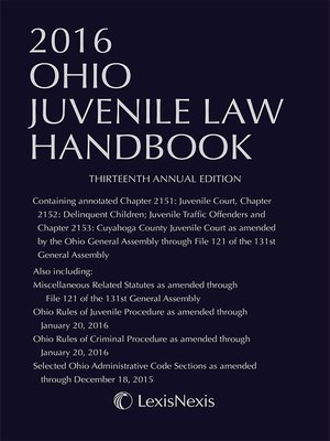 cover image of Ohio Juvenile Law Handbook
